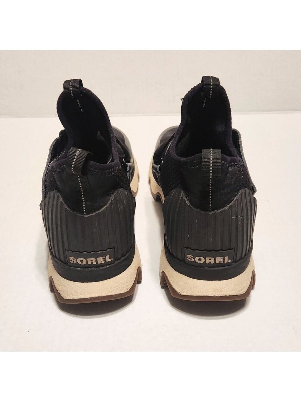 Sorel Kinetic Black Slip On Sneakers Size 7 - Picture 6 of 11